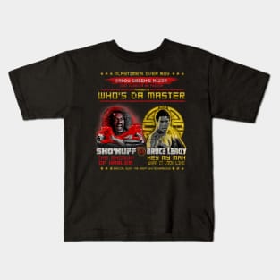 WHO DA MASTER BATTLE RETRO Kids T-Shirt